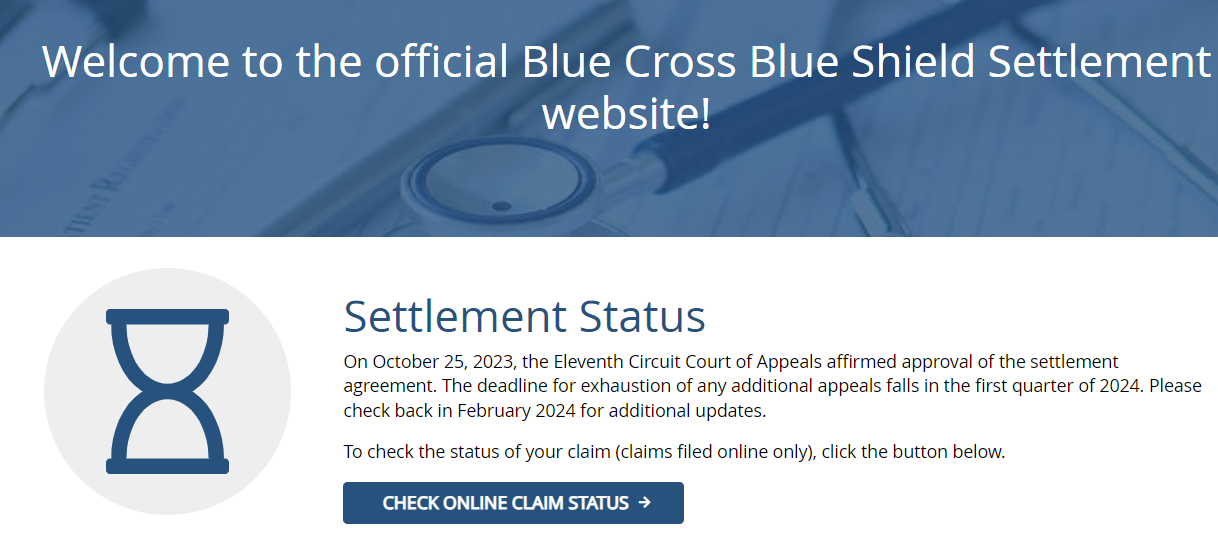 Blue Cross Blue Shield Settlement Claim