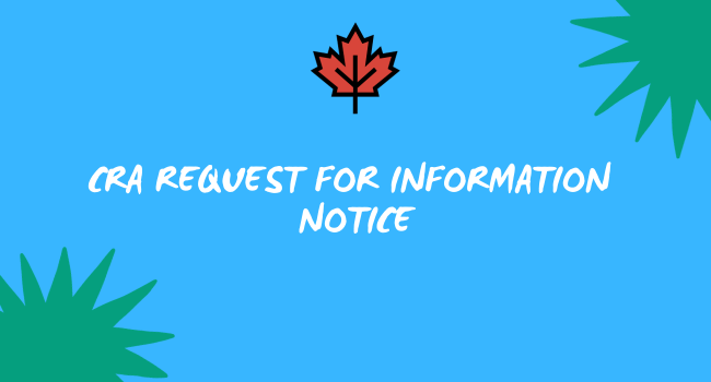 CRA Request for Information Notice