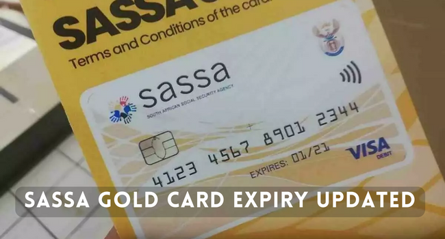SASSA Gold Card Expiry Updated