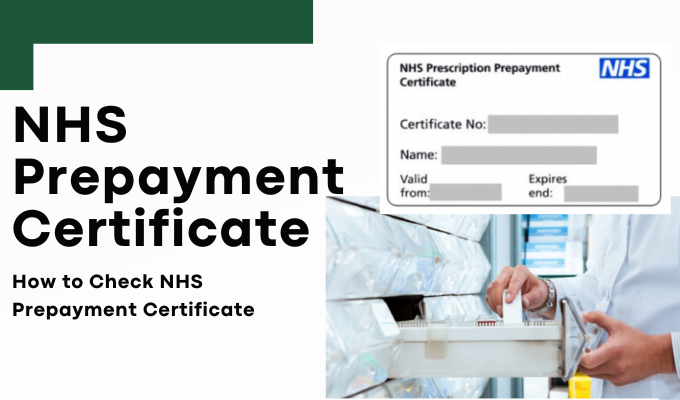 NHS Prepayment Certificate