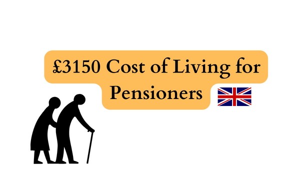 £3150 Cost of Living for Pensioners