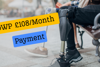DWP £108Month Payment