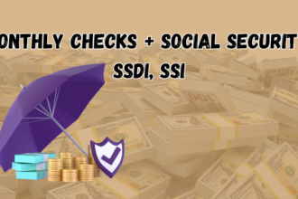 Monthly Checks + Social Security, SSDI, SSI